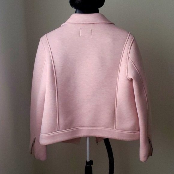 Blush pink Old Navy moto jacket in size large - Picture 2 of 12